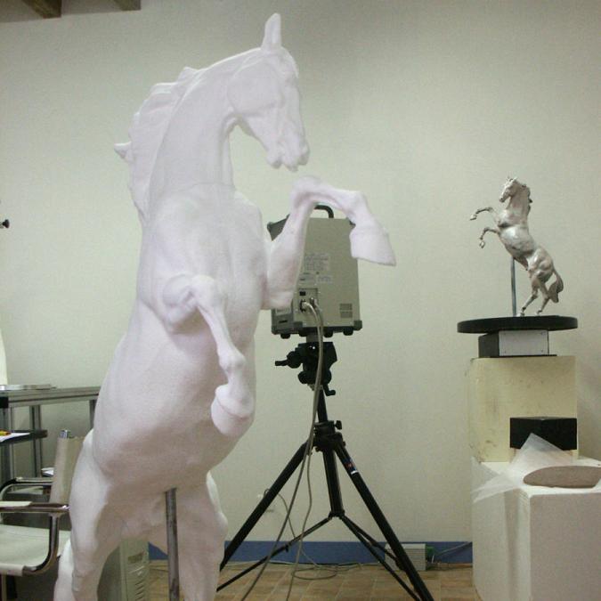 agrandissement sculpture creaform